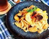 大量消費！夏野菜のオーロラソース炒め作り方7写真