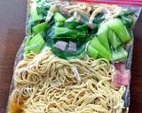 冷凍常備菜麺♪小松菜和風スープパスタ作り方7写真