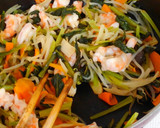簡単♪海老とエリンギ小松菜の塩焼きそば！作り方8写真
