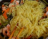 簡単♪海老とエリンギ小松菜の塩焼きそば！作り方9写真
