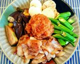 豚バラ肉と夏野菜の大根おろしソース作り方13写真