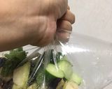 簡単！茄子と胡瓜の梅しそ風味浅漬け作り方2写真