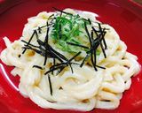 簡単！混ぜるだけ！明太子クリームうどん作り方7写真