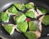 柴漬けマヨソースで食べる、鯵の大葉ソテー作り方4写真