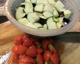 茄子とミニトマトの酢醤油炒め作り方1写真