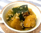 【簡単】かぼちゃと豚挽肉のあんかけ作り方5写真