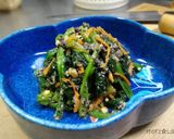 麺つゆだけ♪つるむらさきのシンプルお浸し作り方7写真