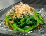 麺つゆだけ♪モロヘイヤのシンプルお浸し作り方7写真