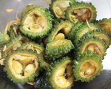 レンジで加熱♪種も一緒にゴーヤーの煮物作り方5写真