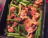 スーパーにあるニンニクの芽と牛肉の卵とじ作り方1写真