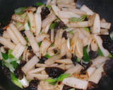 大根と玉子きくらげの中華風炒め作り方6写真