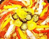 フライパン1つ☆夏野菜パエリア作り方13写真
