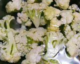 カリフラワーの、ゴマ味噌マヨ和え☆作り方1写真