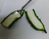 レンジで 基本のサラダゴーヤ作り方1写真