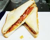 【朝食に】バナナベーコンサンド【簡単】作り方5写真