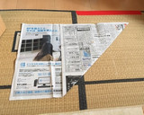 新聞紙でカステラの型を作る方法作り方2写真
