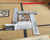 新聞紙でカステラの型を作る方法作り方11写真