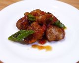 豚肉の海津トマトだれ作り方7写真