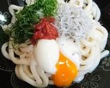 梅と卵でさっぱりぶっかけうどん作り方8写真