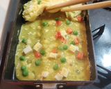 チーズとミックスベジタブルの玉子焼作り方5写真
