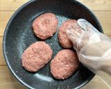 卵・パン粉なし＊肉汁じゅわりハンバーグ＊作り方5写真