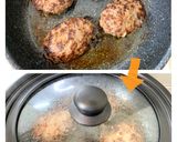 卵・パン粉なし＊肉汁じゅわりハンバーグ＊作り方7写真