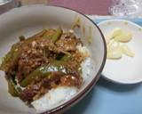 牛肉とシシトウの麻婆（マーボー）炒め作り方10写真