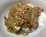 牛肉とシシトウの麻婆（マーボー）炒め作り方11写真