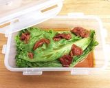 簡単さっぱり♪リーフレタスの梅ポン漬け作り方1写真