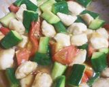 鶏ささみとおばけきゅうりの台湾風炒め作り方7写真