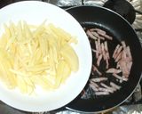 じゃが芋チーズ卵焼き♪簡単ベーコン入り作り方5写真