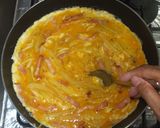 じゃが芋チーズ卵焼き♪簡単ベーコン入り作り方10写真
