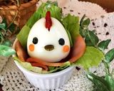 ゆで卵で★ニワトリさんサラダ作り方5写真