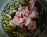 簡単 朝食♪小松菜もやしと鶏ささみの煮物作り方8写真