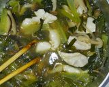 簡単 朝食♪小松菜もやしと鶏ささみの煮物作り方9写真