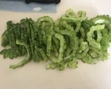 苦瓜の豆豉中華炒め作り方3写真