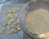 Wりんごのさくさくクランブルケーキ!作り方4写真
