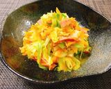 にんじんとキャベツの炒め物♫おかず作り方5写真