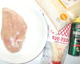 鶏むね肉のパン粉焼き♪マヨネーズ焼き作り方1写真