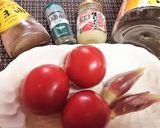 簡単★サッパリ【冷え冷えバジルトマト】作り方1写真