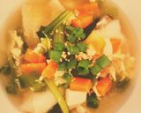 ☆野菜たっぷり☆ワンタンと押し麦のスープ作り方7写真