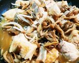 キノコ醤油煮の簡単和風パスタ♪作り方5写真