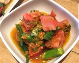 トマトサラダ　和風ドレッシング作り方10写真