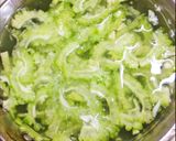 夏❣簡単★梅とゴマ油香るゴーヤのおひたし作り方3写真