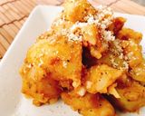 カレー風味の粉ふきいも作り方5写真
