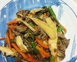 牛肉とぜんまいと筍の炒め煮☆作りおきにも作り方6写真