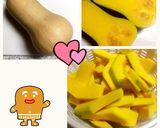 バターナッツかぼちゃdeきんぴら♪作り方1写真