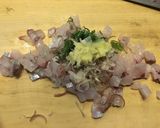 薬味をたっぷり使って◆鯵（あじ）のたたき作り方2写真