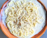 塩レモンのクリームパスタ作り方7写真