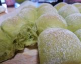抹茶のミルクちぎりパン☆作り方13写真